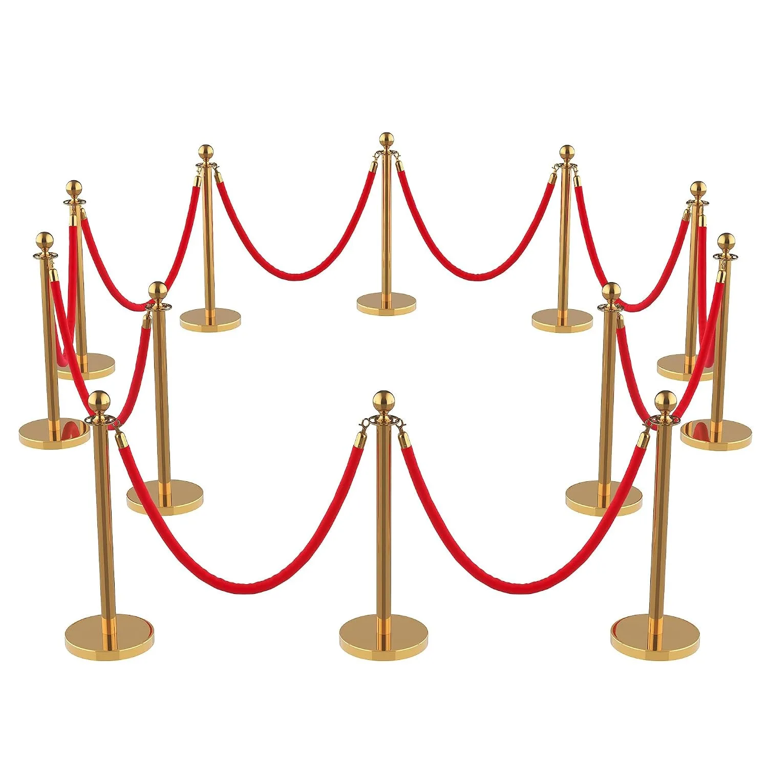 Velvet Rope Stanchion Set — Red Carpet & Stanchions available to rent