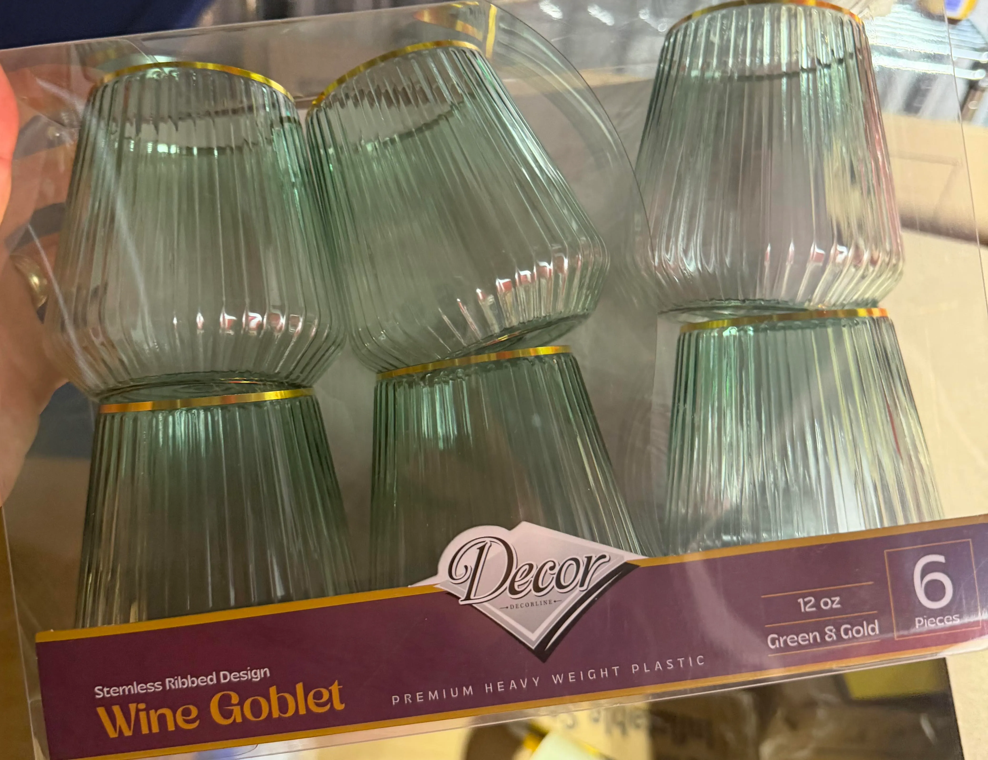 Green & Gold Cups