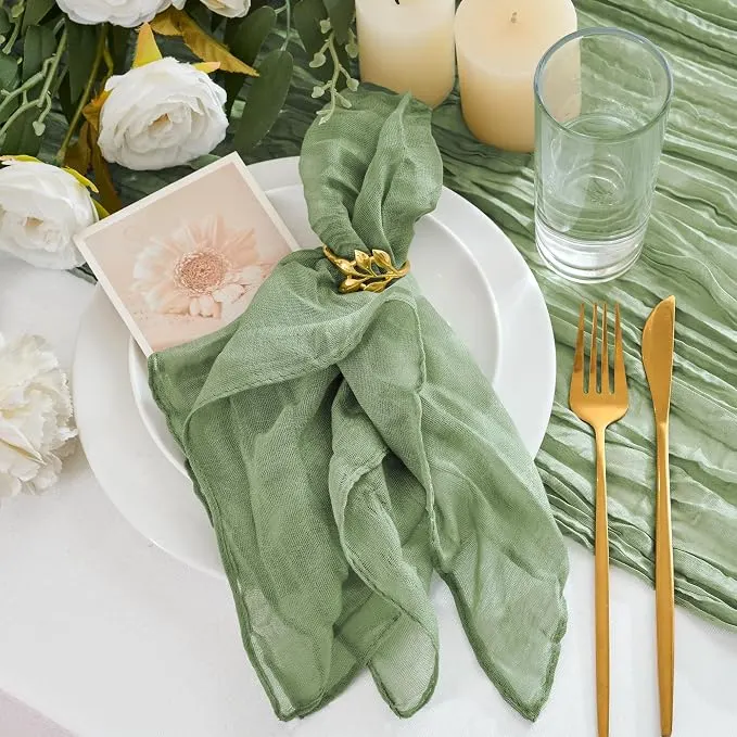 Sage Cheesecloth Napkins