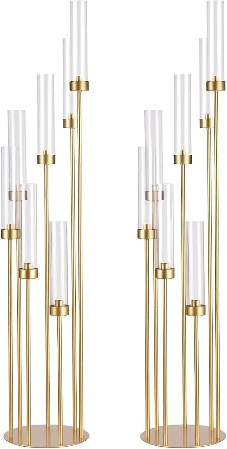 Gold Floor Candelabra