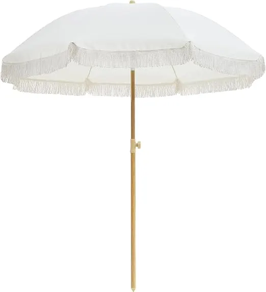 Boho Tassel Fringe Umbrella