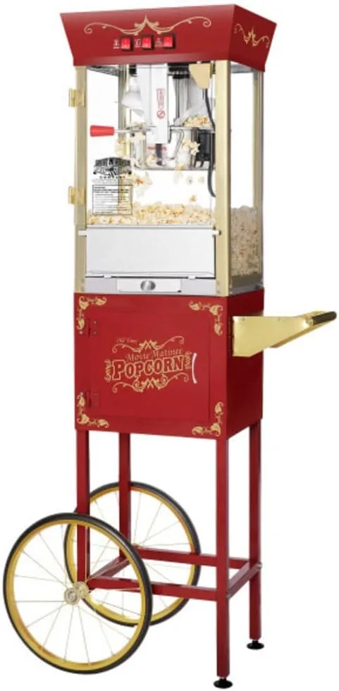 Red Matinee Popcorn Cart — Concession Machines available to rent