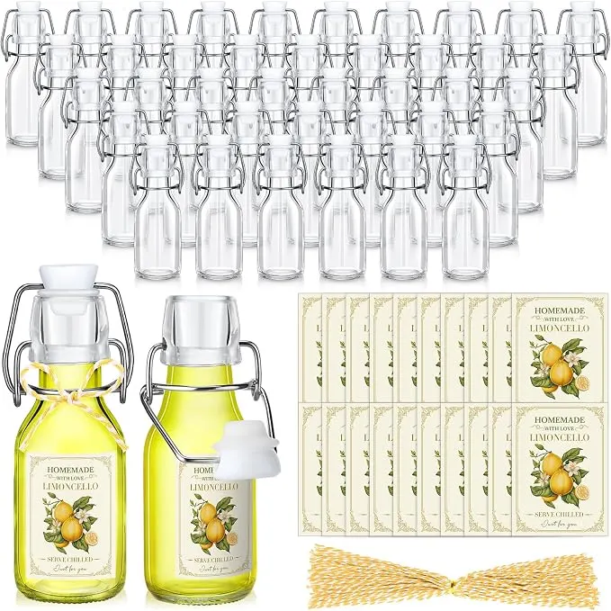 Mini Swing-Top Glass Bottles