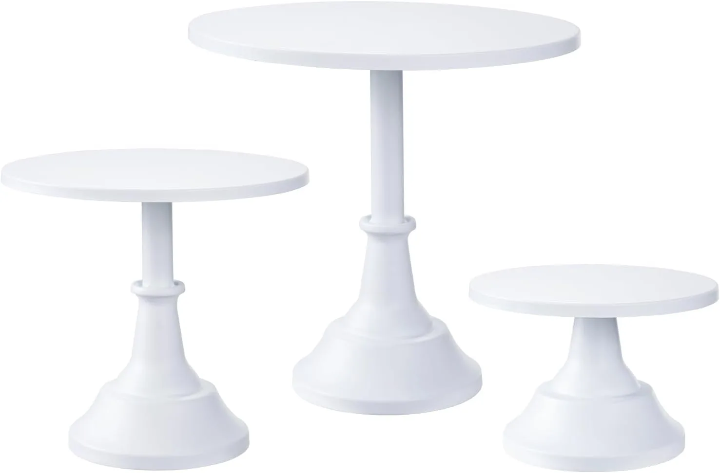 White Cake Stand Set — Cake Stands available to rent