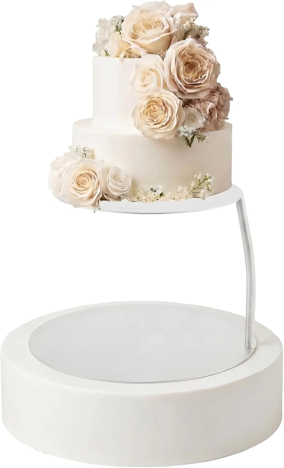White Floating Cake Stand