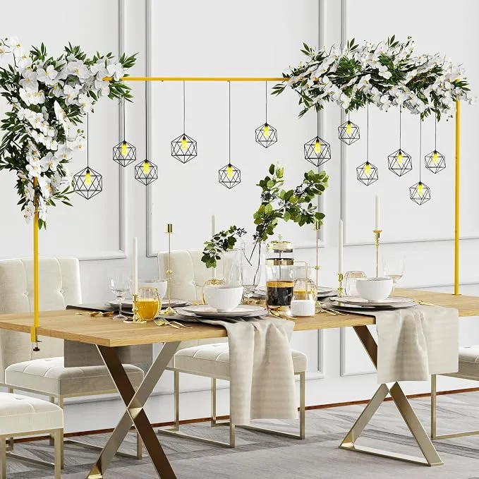 Gold Over-the-Table Rod Stand — Table Rod Stands available to rent
