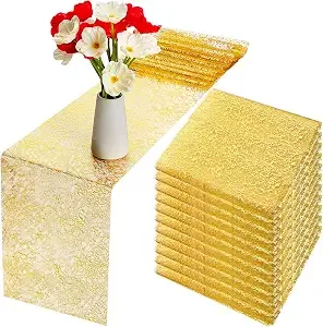 Gold Table Runner — Table Runners available to rent