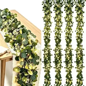 Lighted Eucalyptus Garland — Garlands available to rent