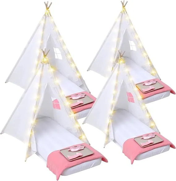 White Teepee Sleepover Set