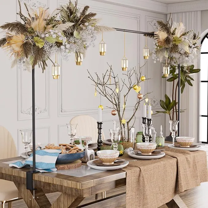 Black Over-the-Table Rod Stand